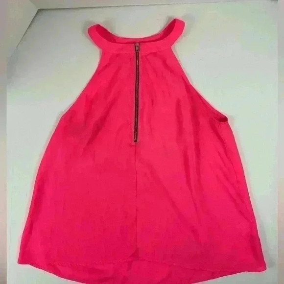 Love Tree Pink Zipper Front Top- Size M - Picture 3 of 7